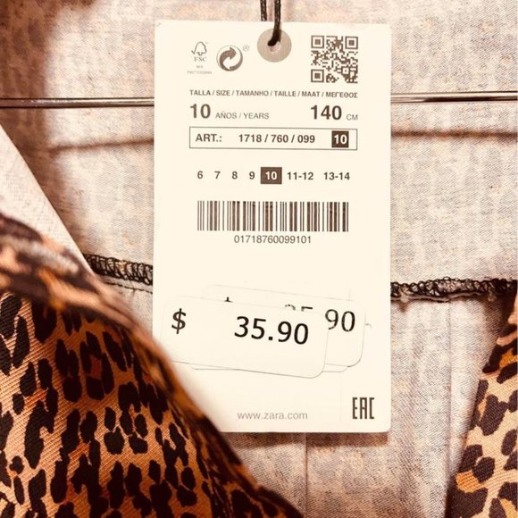 Zara Dress Girls Size 10 - Picture 2 of 2